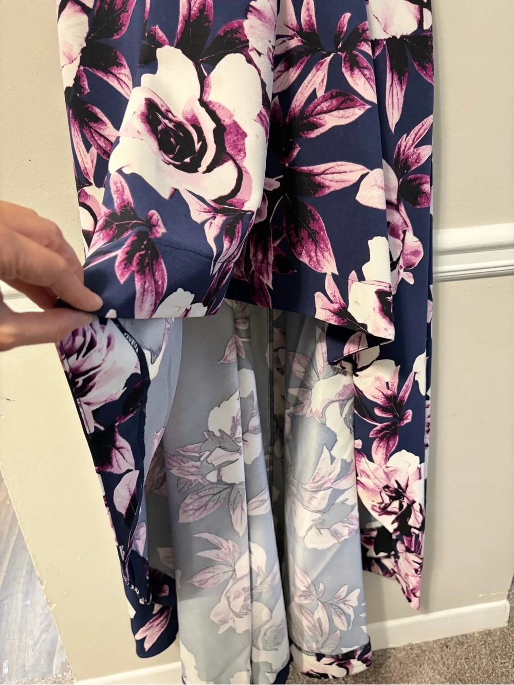Speechless Floral High-Low Dress